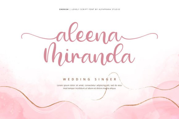 Cherish Font - Preview 1