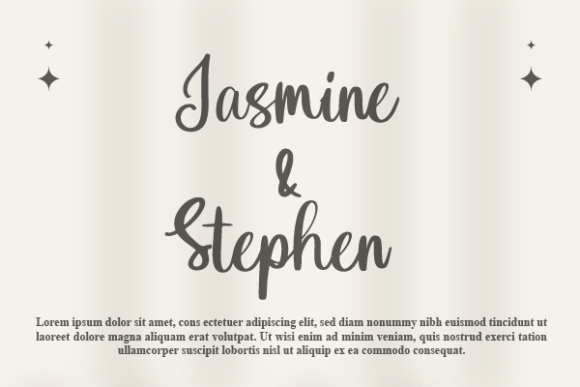 Dahlia Marisha Font PNG with transparent background - Preview 2