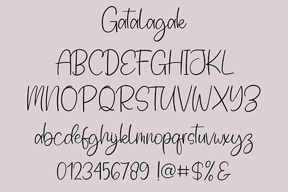 Gatalagak Font - Preview 5
