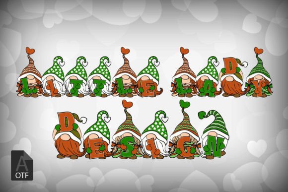 Gnome Patrick's Day Font - Preview 1