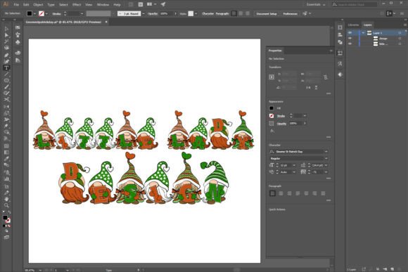 Gnome Patrick's Day Font - Preview 3