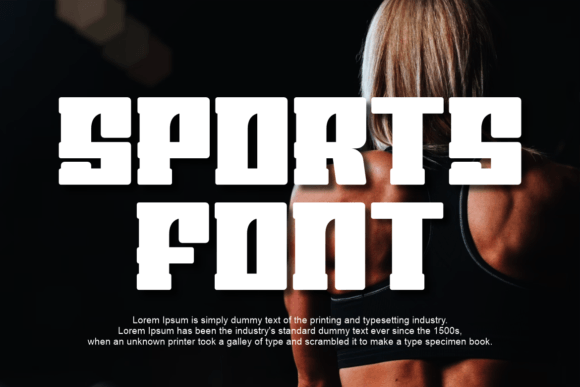 Grocky Sports Font - Preview 1