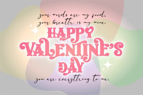Heart Love Valentine Duo Font - Preview 1
