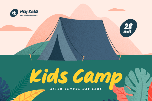 Hey Kids Font - Preview 2