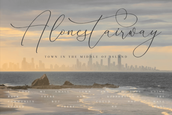 Homylane Dremyntine Font PNG with transparent background - Preview 6