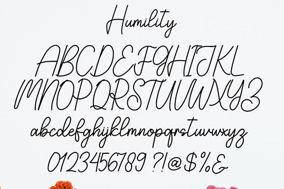 Humility Font PNG with transparent background - Preview 5