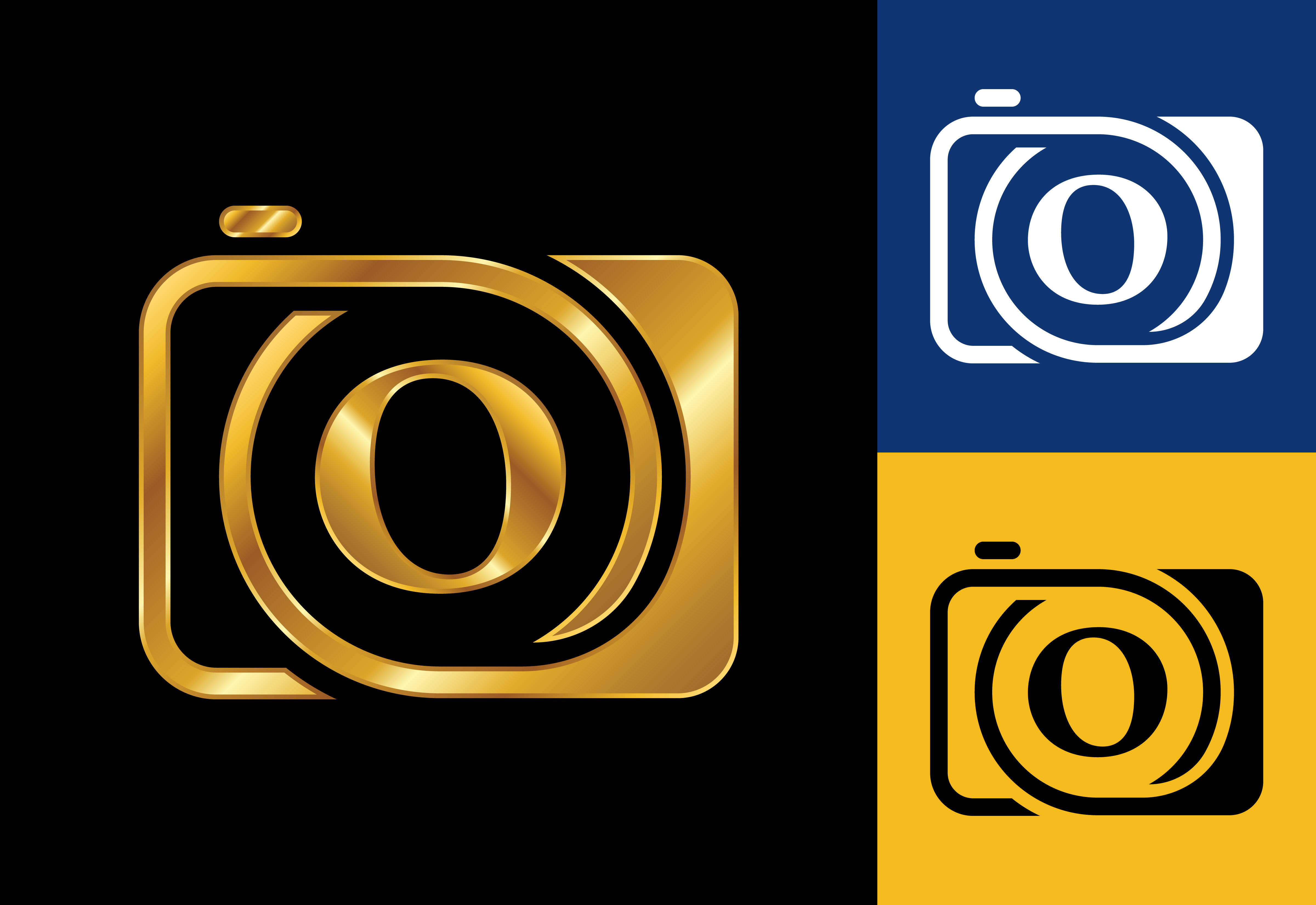 Initial O Letter with a Camera Icon Graphic by makhondesign · Creative ...