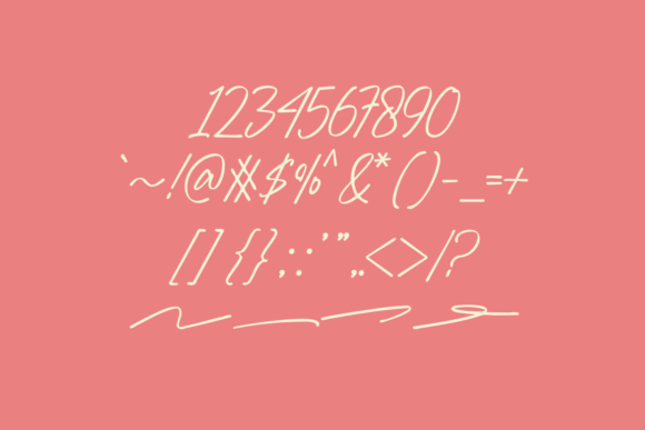 Jotosan Signature Font PNG with transparent background - Preview 4
