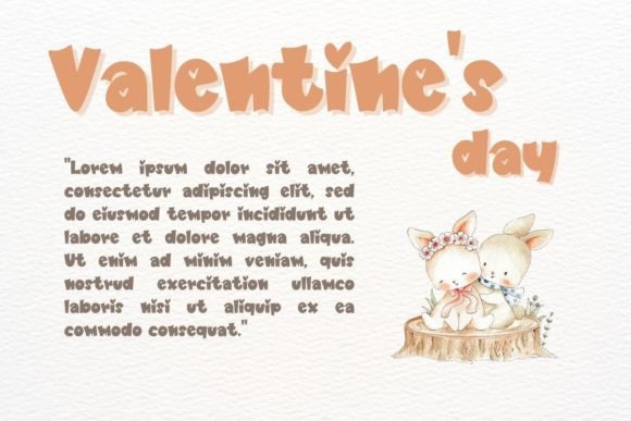 Little Heart Font PNG with transparent background - Preview 1