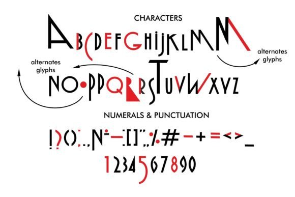 Malarstvo Font PNG with transparent background - Preview 1