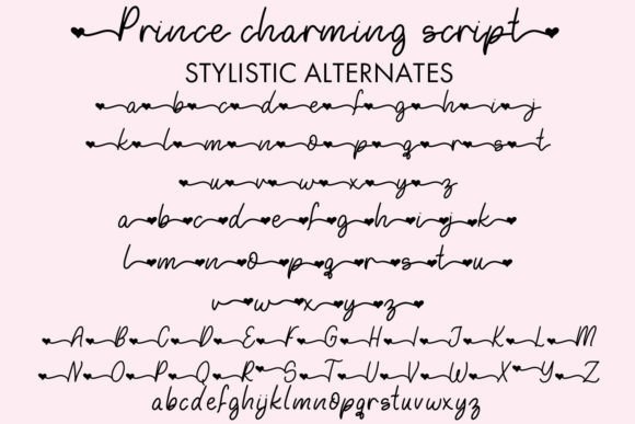 Prince Charming Duo Font font preview - 3
