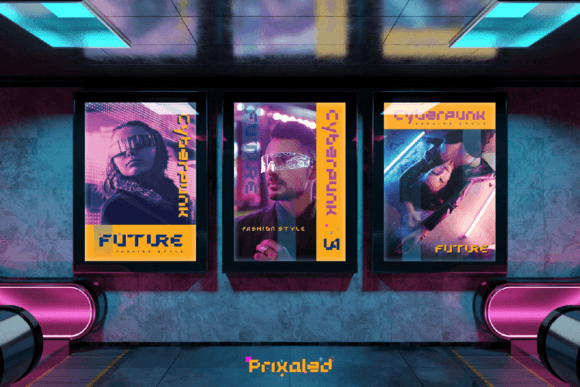 Prixaled Font PNG with transparent background - Preview 5