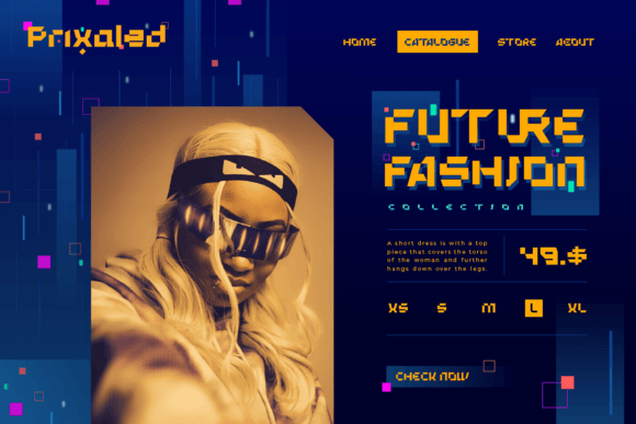Prixaled Font PNG with transparent background - Preview 6