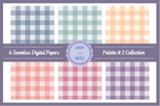 Seamless Gingham Pattern Digital Paper Graphic by sara_sb2000 ...