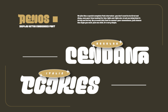 Aenos Font - Preview 1