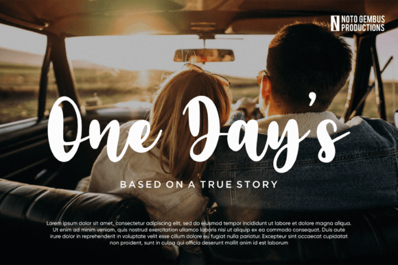 Catchy Sunday Font - Preview 3