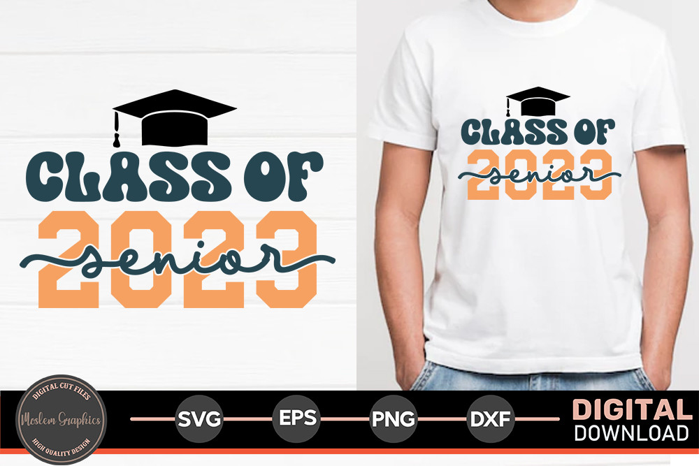 Class of 2023 Senior Retro SVG Graphic by Moslem Graphics · Creative ...