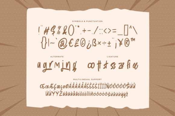 Comigan Street Font PNG with transparent background - Preview 2