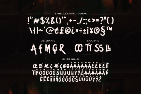 Dreadfory Font - Preview 2