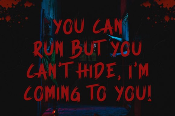 Dreadfory Font - Preview 4