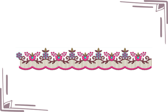 Dynamic Floral Border