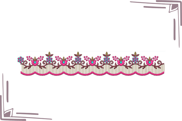 Dynamic Floral Border