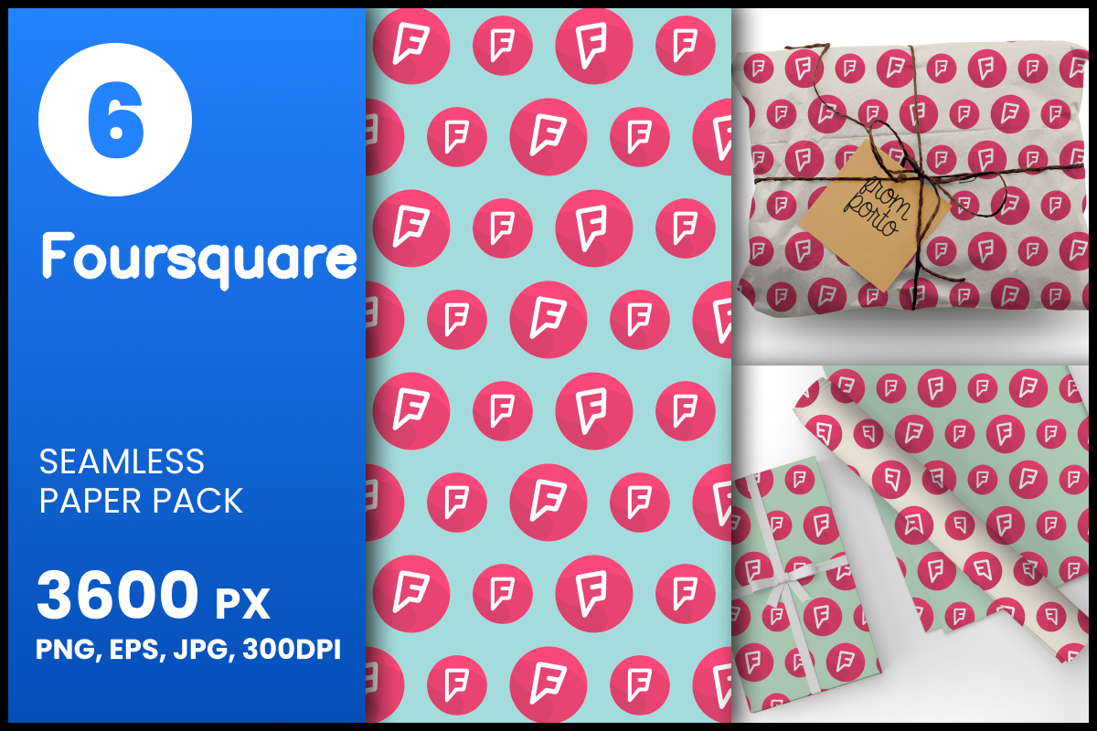 Foursquare Seamless Patterns Graphic by fromporto · Creative Fabrica