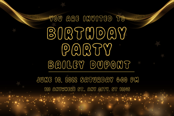Honey Gold Font PNG with transparent background - Preview 6