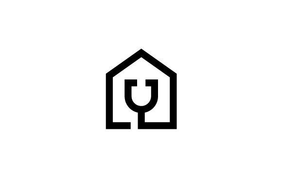 House and Stethoscope Logo / Icon Design Gráfico Logos Por vectoreking