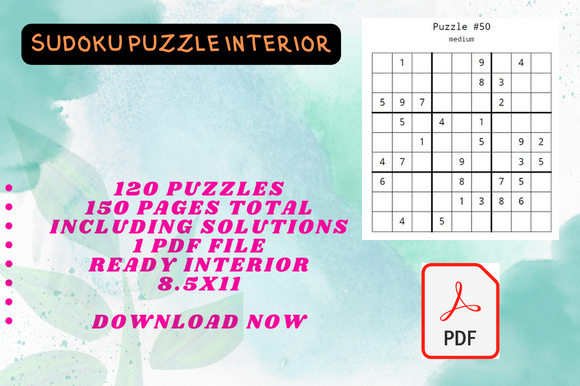 Interior Sudoku for KDP Graphic by Prottayon · Creative Fabrica