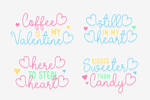 Lovely Mood Duo Font PNG with transparent background - Preview 2