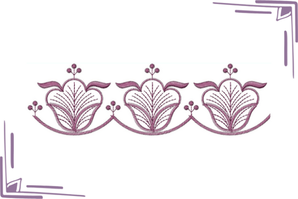 Patch Work Flower Border