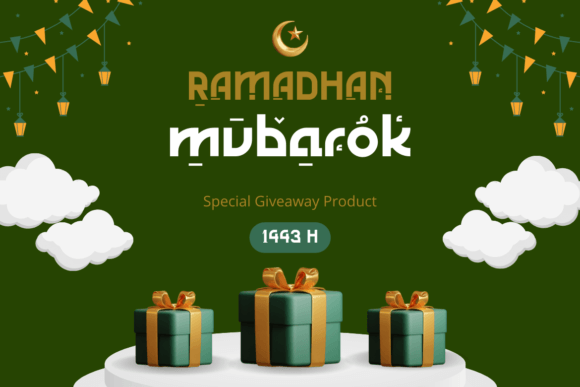 Reywak Font PNG with transparent background - Preview 1