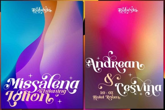 Robesta Font font preview - 1