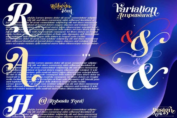 Robesta Font font preview - 3