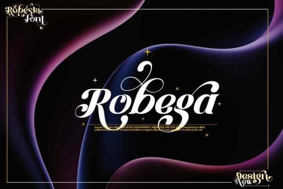 Robesta Font font preview - 4