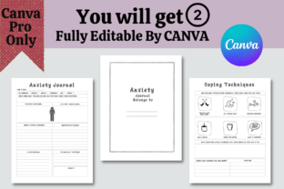 Anxiety Journal Canva Template Editable Graphic by KDP Design Printable ...