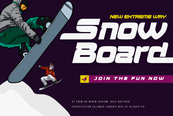 Aougtron Font - Preview 6