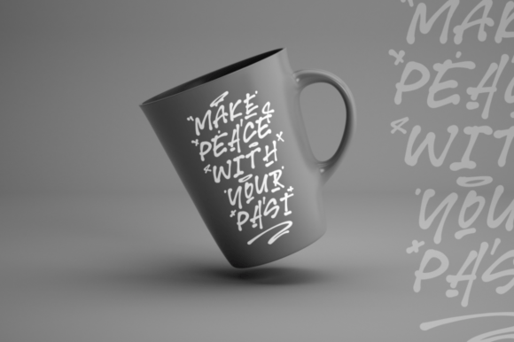 Black Roar Font PNG with transparent background - Preview 3
