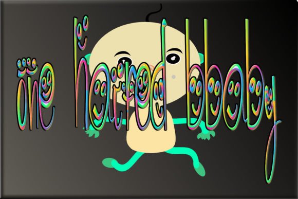 Cartoon Modern Font PNG with transparent background - Preview 2