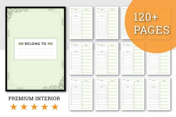 Daily Planner Templates Printable Graphic by Finer Designers · Creative ...