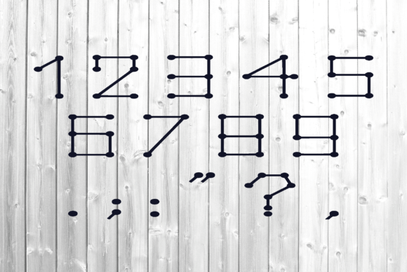 Dots Lines Font - Preview 3