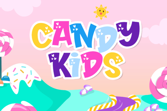 Fairy Heart Font PNG with transparent background - Preview 3