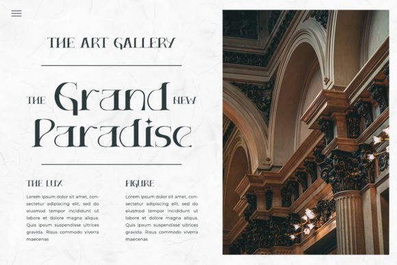Filled Gold Font - Preview 3