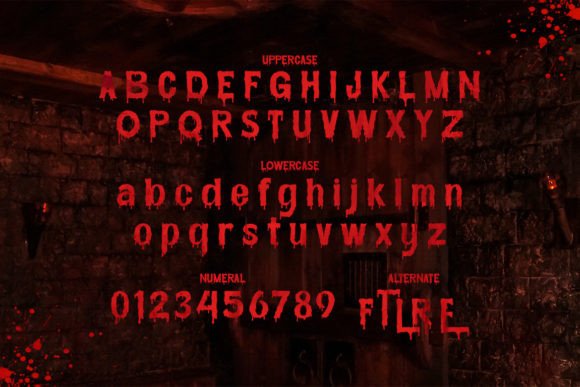 Grimes Blood Font - Preview 1