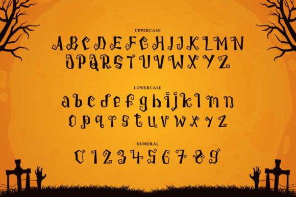 Hallograve Font PNG with transparent background - Preview 1
