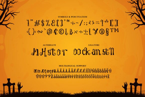 Hallograve Font PNG with transparent background - Preview 2