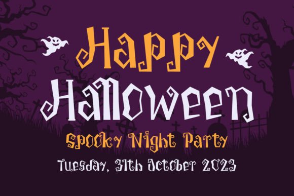 Hallograve Font PNG with transparent background - Preview 3