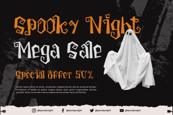 Hallograve Font PNG with transparent background - Preview 4