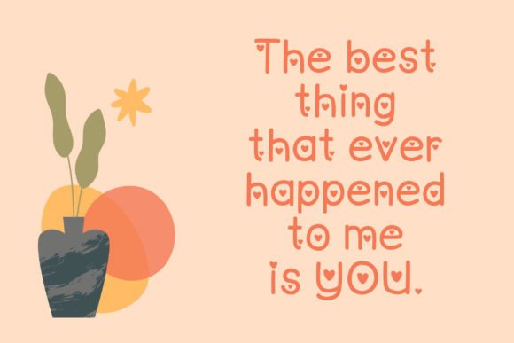 Hearts Notes Font - Preview 1